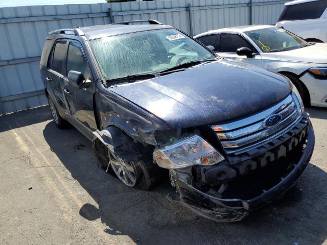 1FMDK02W59GA04770 - 2009 FORD TAURUS X SEL BLUE photo 4