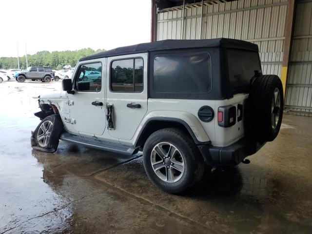 1C4HJXEN0LW220544 - 2020 JEEP WRANGLER UNLIMITED SAHARA WHITE photo 2