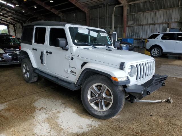 1C4HJXEN0LW220544 - 2020 JEEP WRANGLER UNLIMITED SAHARA WHITE photo 4