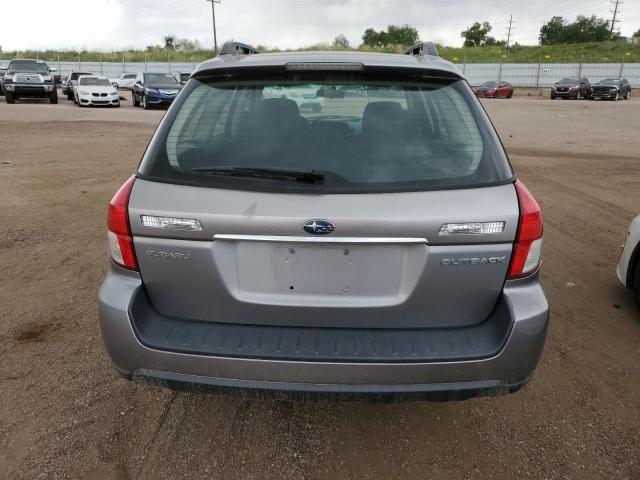 4S4BP60C687309150 - 2008 SUBARU OUTBACK SILVER photo 6