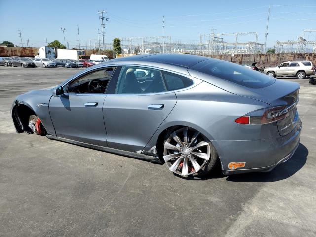 5YJSA1CP3DFP24700 - 2013 TESLA MODEL S Մոխրագույն լուսանկար 2