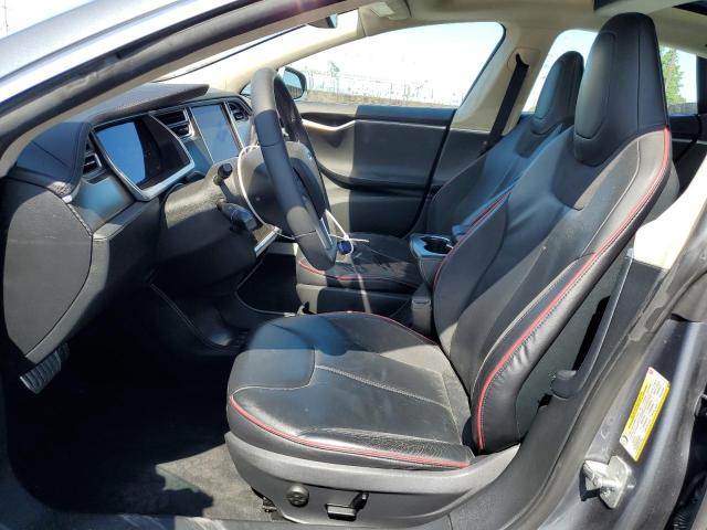 5YJSA1CP3DFP24700 - 2013 TESLA MODEL S Մոխրագույն լուսանկար 7