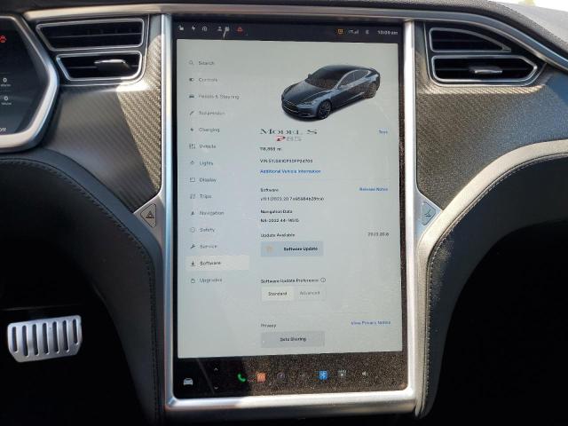 5YJSA1CP3DFP24700 - 2013 TESLA MODEL S Մոխրագույն լուսանկար 9