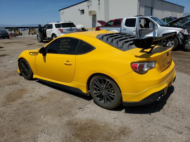 JF1ZNAA19F8706518 - 2015 TOYOTA SCION FR-S YELLOW photo 2