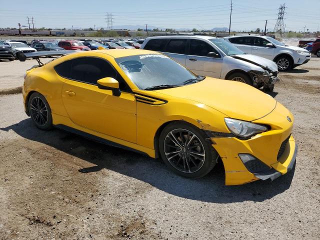 JF1ZNAA19F8706518 - 2015 TOYOTA SCION FR-S YELLOW photo 4