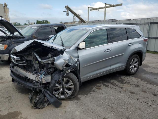 5TDJKRFH2FS175596 - 2015 TOYOTA HIGHLANDER XLE Silber Foto 1
