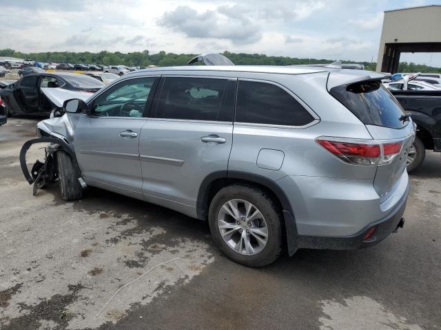 5TDJKRFH2FS175596 - 2015 TOYOTA HIGHLANDER XLE Silber Foto 2