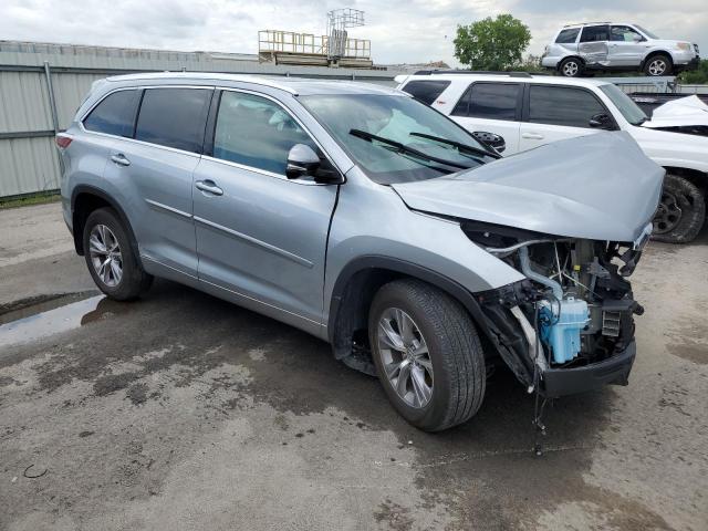 5TDJKRFH2FS175596 - 2015 TOYOTA HIGHLANDER XLE Silber Foto 4