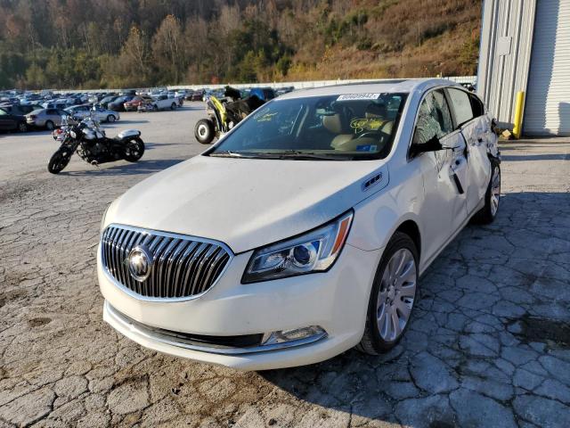 1G4GE5G31EF100718 - 2014 BUICK LACROSSE PREMIUM WHITE photo 2