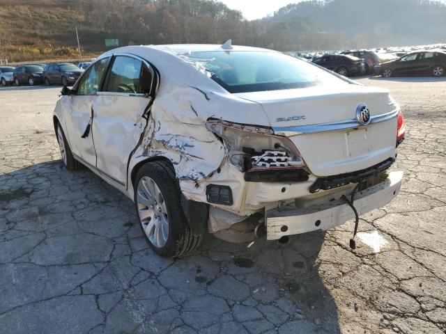 1G4GE5G31EF100718 - 2014 BUICK LACROSSE PREMIUM WHITE photo 3