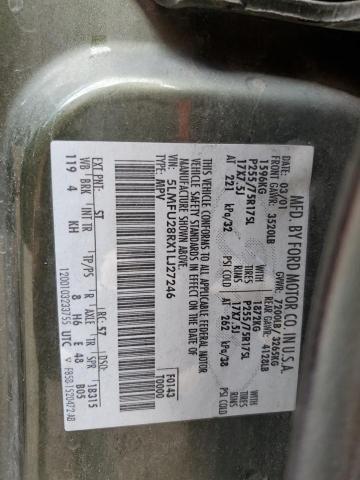 5LMFU28RX1LJ27246 - 2001 LINCOLN NAVIGATOR ყავისფერი ფოტო 13