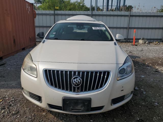 2G4GT5GK3C9157022 - 2012 BUICK REGAL PREMIUM WHITE photo 5