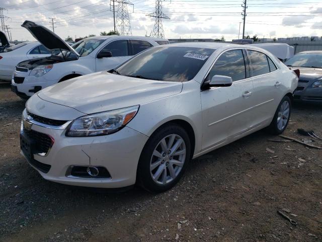 1G11G5SX8EU150583 - 2014 CHEVROLET MALIBU 3LT WHITE photo 1