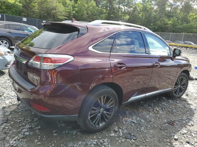 2T2ZK1BA4DC105290 - 2013 LEXUS RX 350 RED photo 3