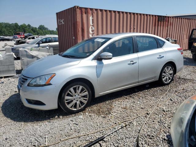 3N1AB7AP2EY233963 - 2014 NISSAN SENTRA S SILVER photo 1