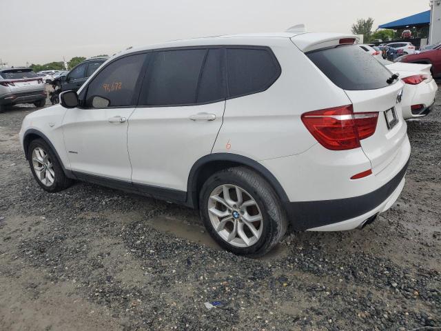 5UXWX7C54CL975480 - 2012 BMW X3 XDRIVE35I WHITE photo 2