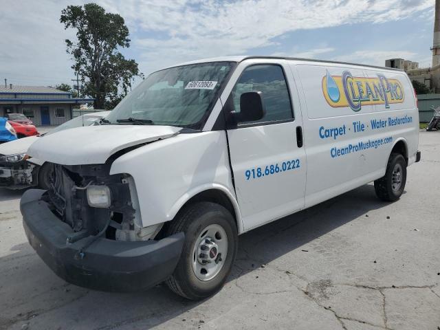 1GTW7GCA7E1114355 - 2014 GMC SAVANA G2500 WHITE photo 1