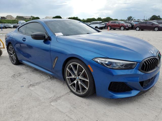 WBABC4C54KBU95399 - 2019 BMW M850XI BLUE photo 4
