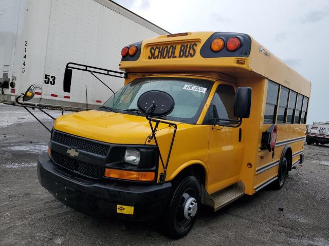 1GBJG31K081224252 - 2008 CHEVROLET EXPRESS G3 YELLOW photo 1