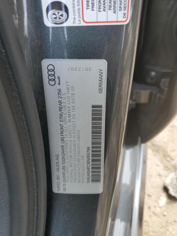 WAUHGAFC3EN055796 - 2014 AUDI A6 PRESTIGE GRAY photo 12