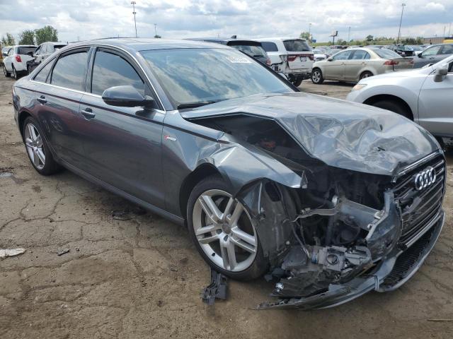 WAUHGAFC3EN055796 - 2014 AUDI A6 PRESTIGE GRAY photo 4