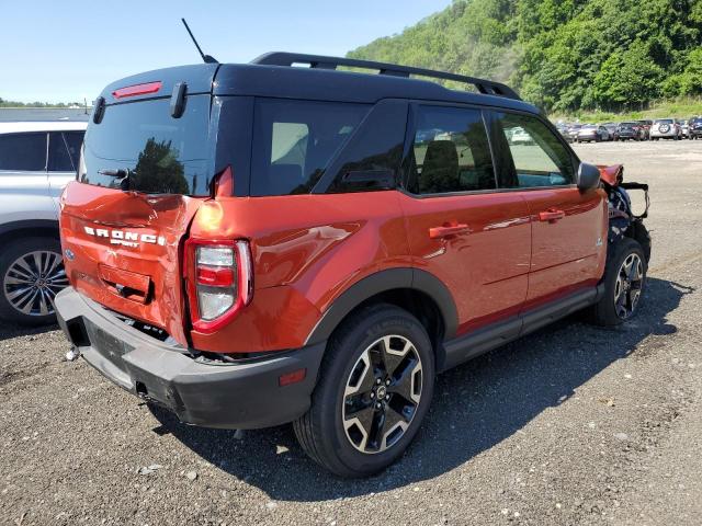 3FMCR9C68NRD27014 - 2022 FORD BRONCO SPO OUTER BANKS ORANGE photo 3