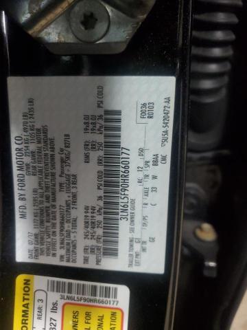 3LN6L5F90HR660177 - 2017 LINCOLN MKZ RESERVE Schwarz Foto 12