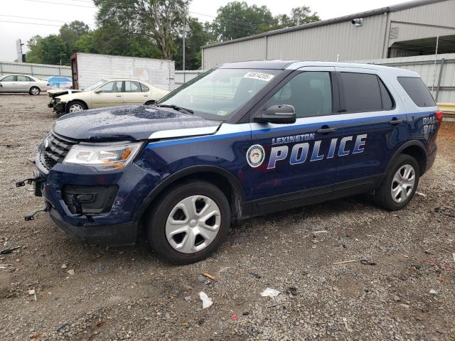 1FM5K8AR8HGA36853 - 2017 FORD EXPLORER POLICE INTERCEPTOR BLUE photo 1