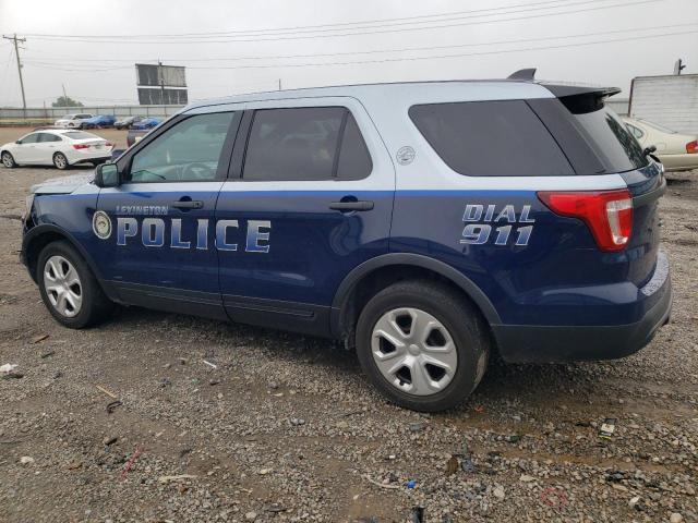 1FM5K8AR8HGA36853 - 2017 FORD EXPLORER POLICE INTERCEPTOR BLUE photo 2