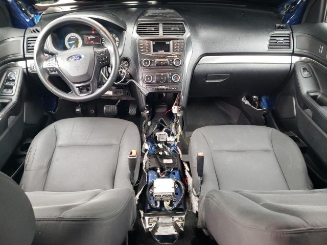 1FM5K8AR8HGA36853 - 2017 FORD EXPLORER POLICE INTERCEPTOR BLUE photo 8