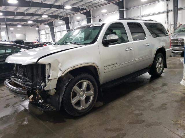 1GNSKKE73CR149028 - 2012 CHEVROLET SUBURBAN K1500 LTZ SILVER photo 1