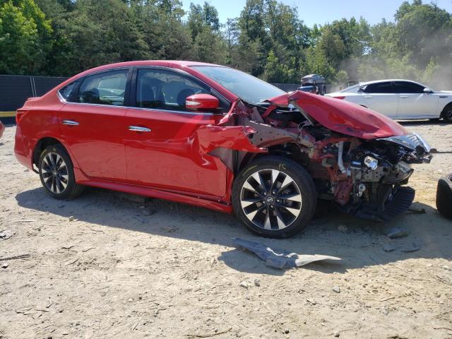 3N1AB7AP6KY349744 - 2019 NISSAN SENTRA S RED photo 4