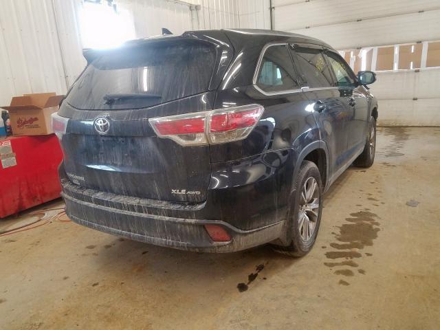 5TDJKRFH8ES070351 - 2014 TOYOTA HIGHLANDER XLE  ფოტო 4