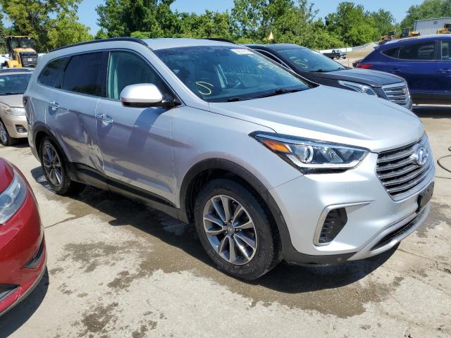 KM8SM4HF7HU179716 - 2017 HYUNDAI SANTA FE SE SILVER photo 4