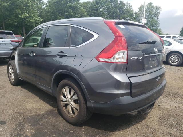 JHLRM4H77CC019817 - 2012 HONDA CR-V EXL GRAY photo 2