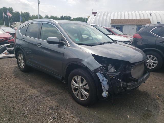 JHLRM4H77CC019817 - 2012 HONDA CR-V EXL GRAY photo 4