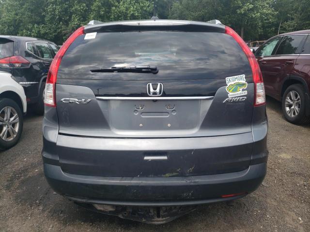 JHLRM4H77CC019817 - 2012 HONDA CR-V EXL GRAY photo 6