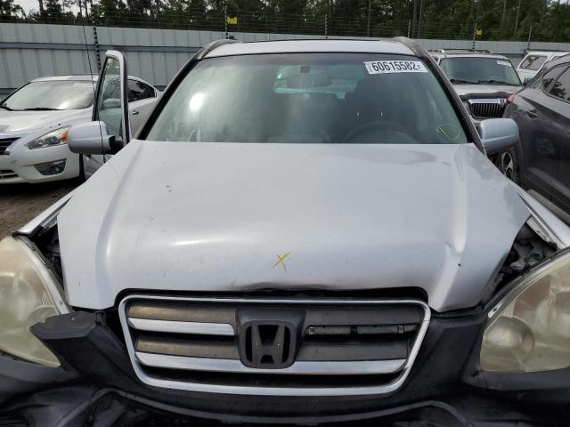 SHSRD78875U300652 - 2005 HONDA CR-V EX SILVER photo 7