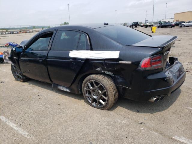 19UUA76528A024334 - 2008 ACURA TL TYPE S BLACK photo 2