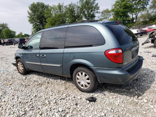 2A4GP54L37R183982 - 2007 CHRYSLER TOWN & COU TOURING Mavi foto 2