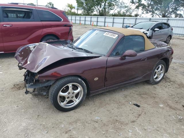 JM1NB3539Y0145196 - 2000 MAZDA MX-5 MIATA BASE MAROON photo 1