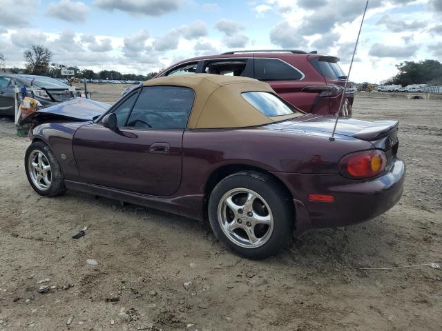 JM1NB3539Y0145196 - 2000 MAZDA MX-5 MIATA BASE MAROON photo 2
