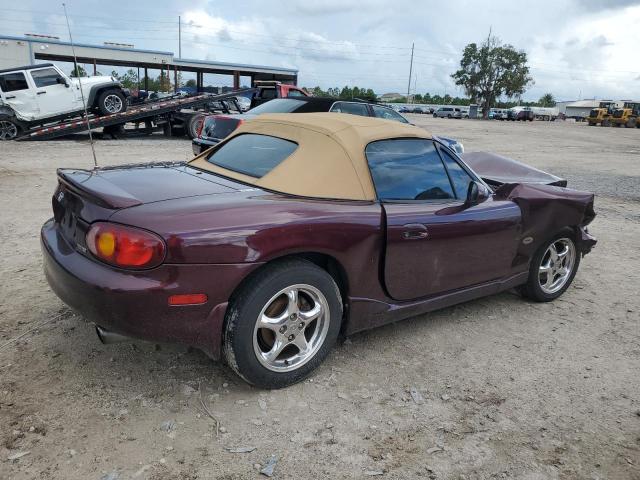 JM1NB3539Y0145196 - 2000 MAZDA MX-5 MIATA BASE MAROON photo 3
