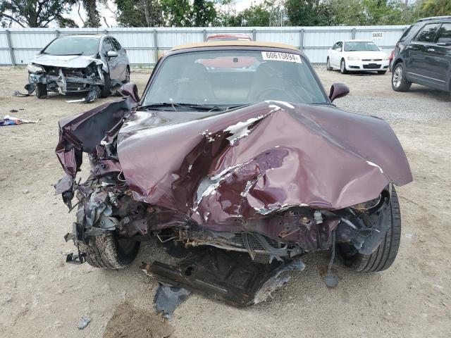 JM1NB3539Y0145196 - 2000 MAZDA MX-5 MIATA BASE MAROON photo 5