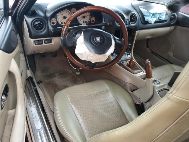 JM1NB3539Y0145196 - 2000 MAZDA MX-5 MIATA BASE MAROON photo 8