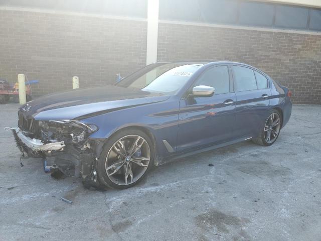 WBAJB9C54JB286853 - 2018 BMW M550XI BLUE photo 1