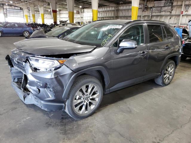 2T3A1RFV2MC177709 - 2021 TOYOTA RAV4 XLE PREMIUM GRAY photo 1