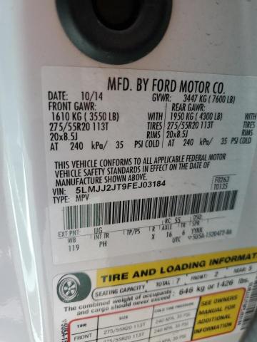 5LMJJ2JT9FEJ03184 - 2015 LINCOLN NAVIGATOR 白色 照片 13