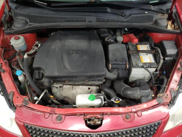 JS2YB5A3XC6304415 - 2012 SUZUKI SX4 RED photo 11