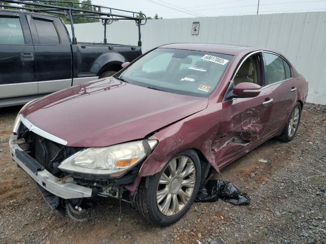 KMHGC46E99U036626 - 2009 HYUNDAI GENESIS 3.8L BURGUNDY photo 1